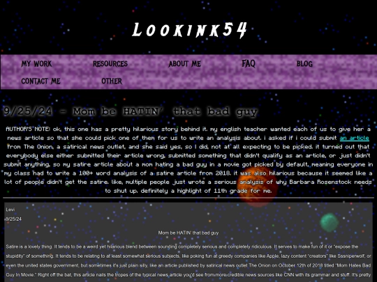 blog/school/onion screenshot