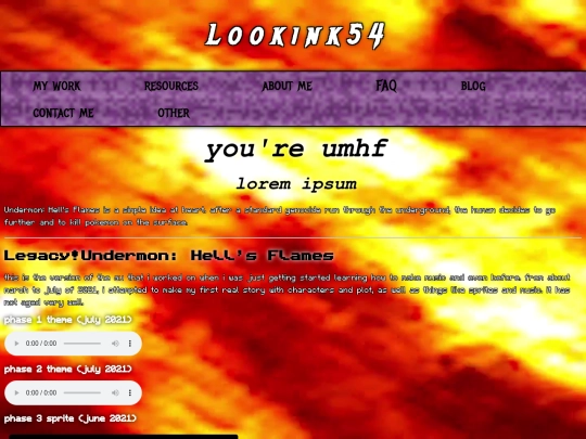 work/umhf screenshot