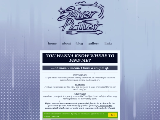 HTML/links screenshot