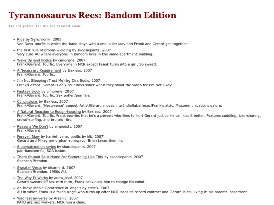 bandomrecs screenshot