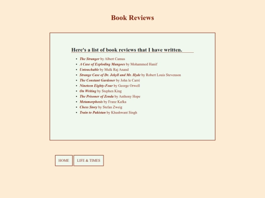 book-reviews screenshot