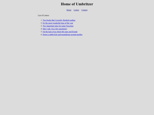 letters screenshot