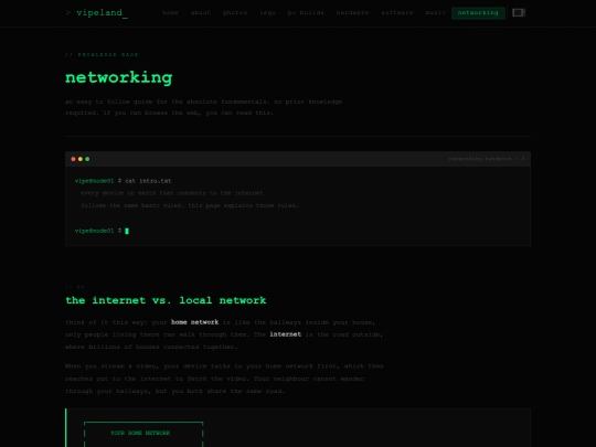 networking screenshot