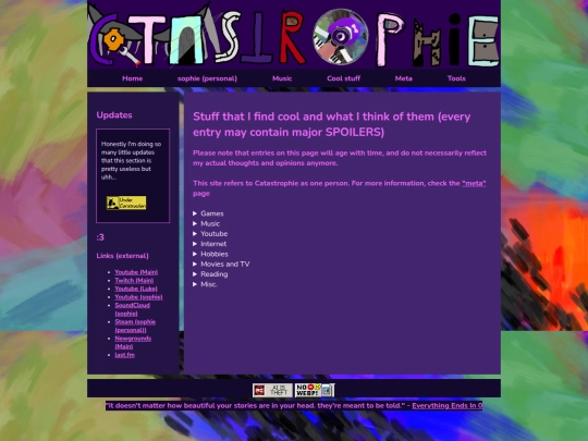 pages/coolstuff screenshot