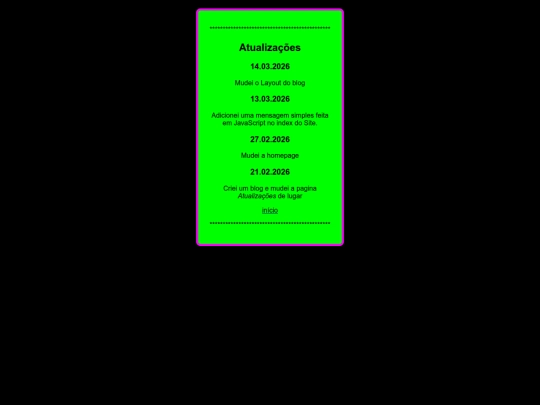 atualizações screenshot
