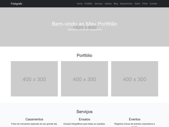 site de fotos/fotog screenshot