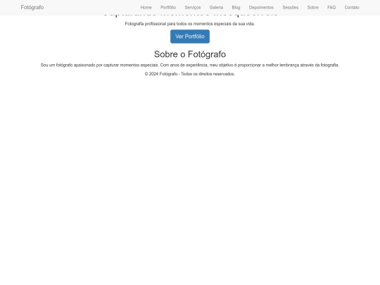 site de fotos screenshot