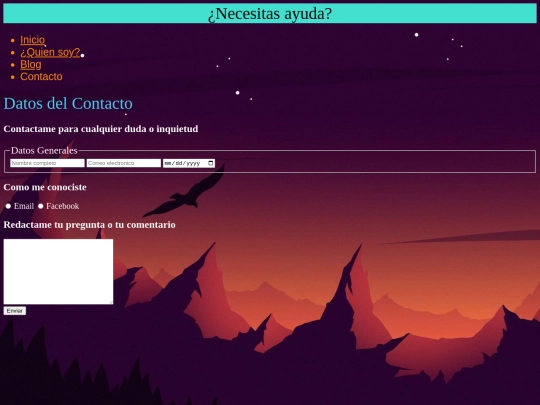 Contacto screenshot