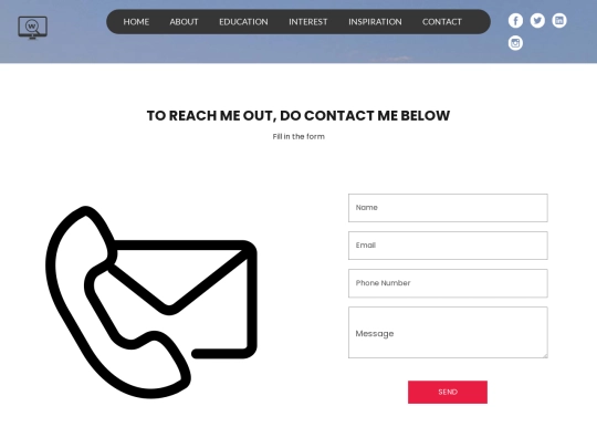 Contact screenshot