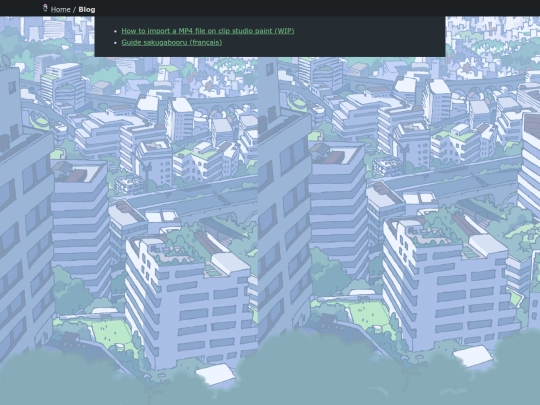 blog screenshot