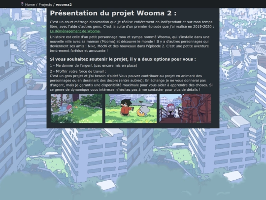 projects/wooma2 screenshot