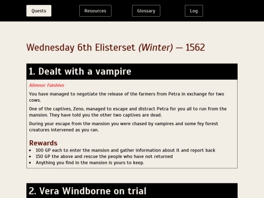 index screenshot