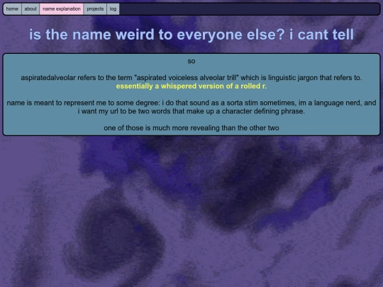 nameexplanation screenshot