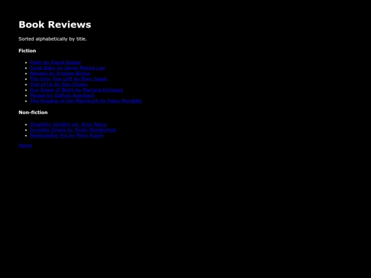 books screenshot
