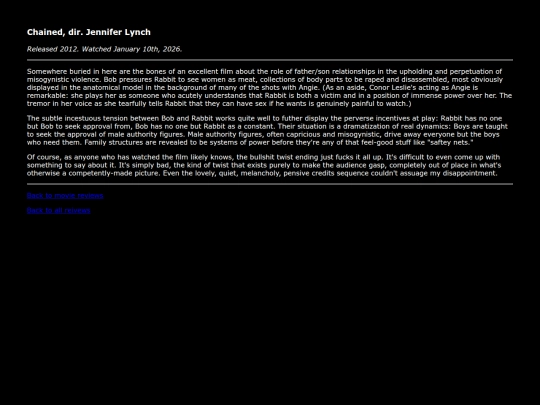 chained screenshot