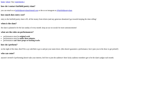 faq screenshot
