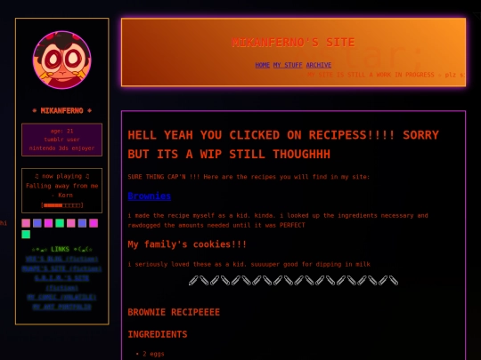 recipes screenshot