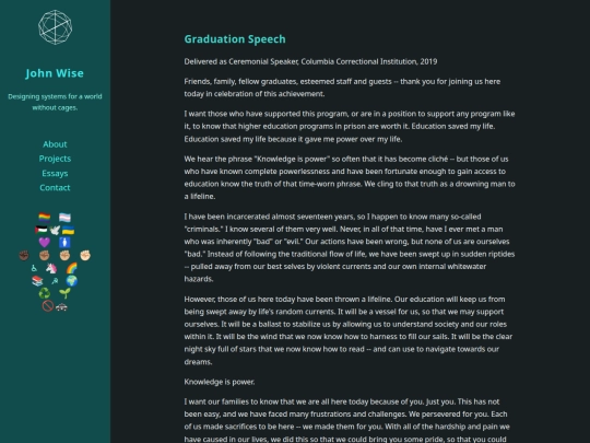 graduationspeech screenshot