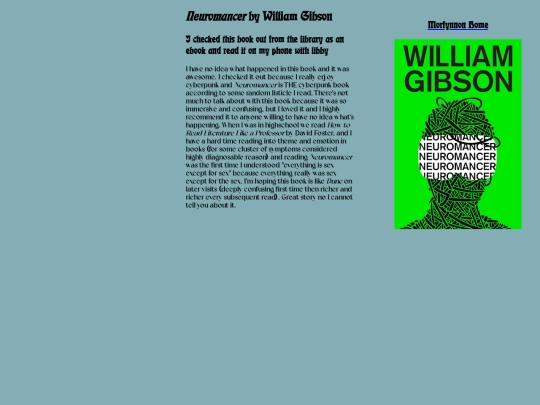 interests/books/neuromancer screenshot