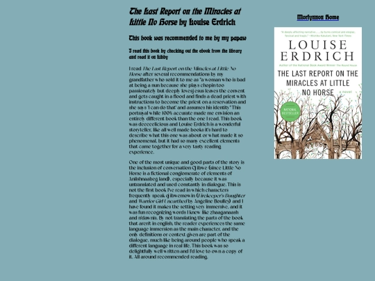 interests/books/the-last-report screenshot