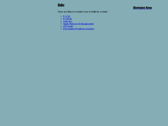 links screenshot