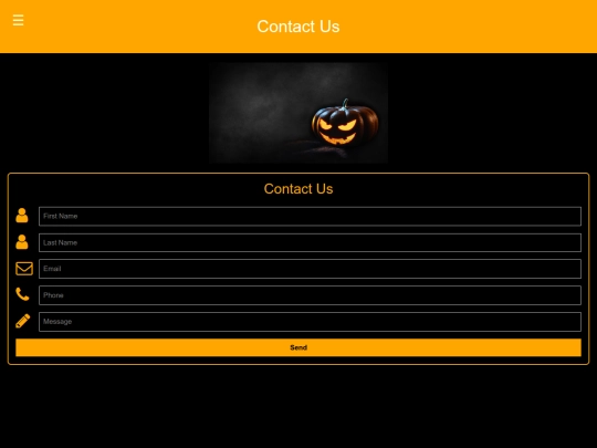  W3.CSS_Halloween/contacts screenshot
