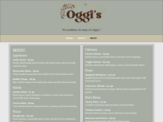 oggis_pizza/menu screenshot