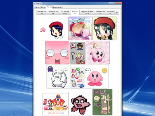 art/fanartKirby screenshot