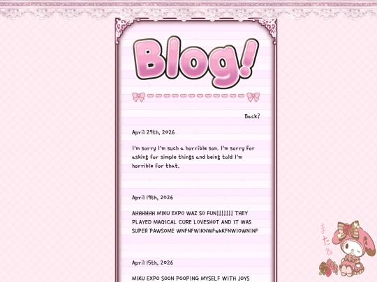 blog screenshot