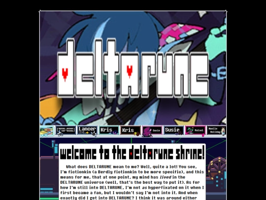 shrines/deltarune screenshot