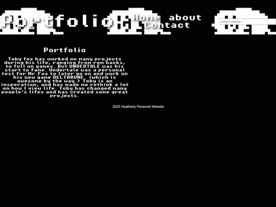 portfolio screenshot