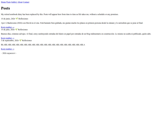 Posts screenshot