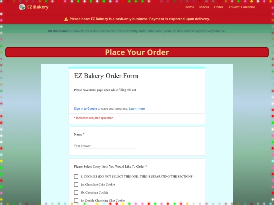 holiday/winter-order screenshot