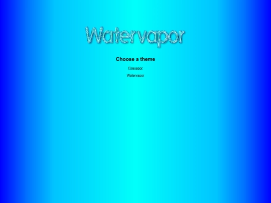 watervapor/desktop screenshot