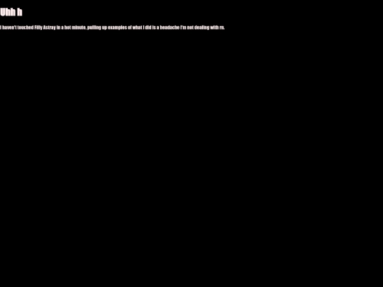 Portfolio/FillyAstray screenshot