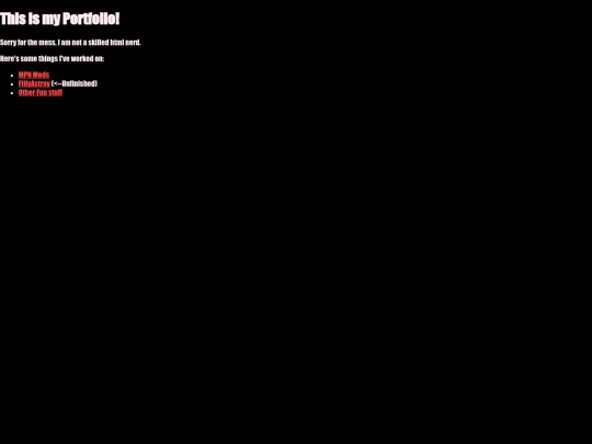 Portfolio screenshot