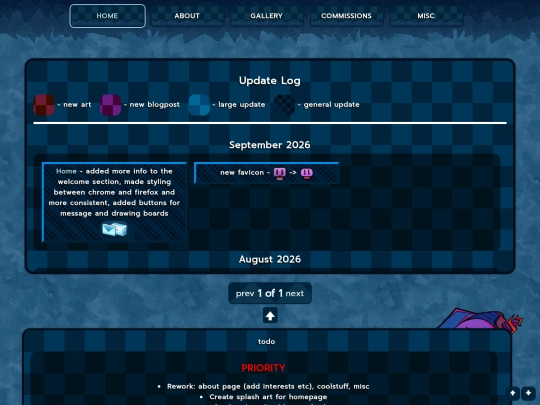updatelog screenshot