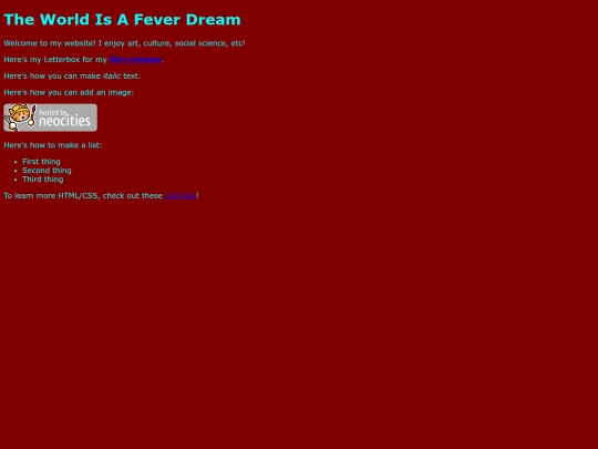 index screenshot