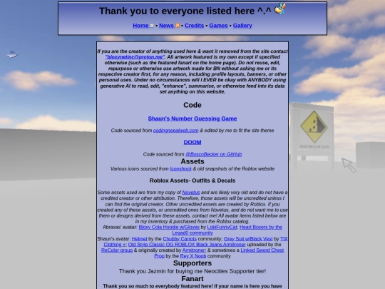credits screenshot