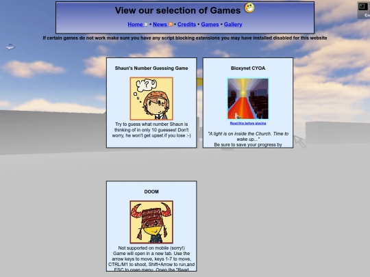 games screenshot