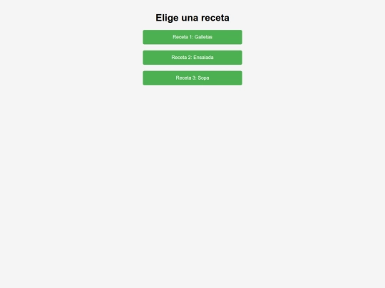 recetas screenshot