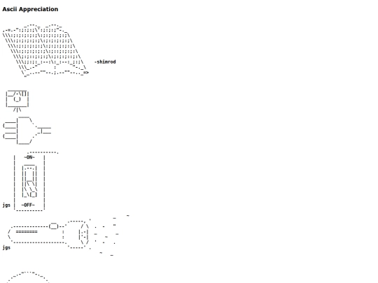 ascii screenshot