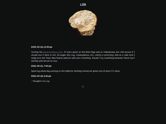 blog screenshot