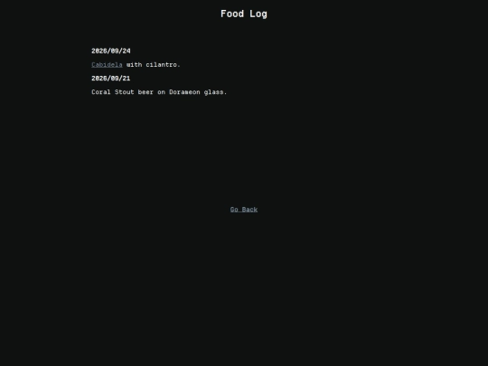 food_log screenshot