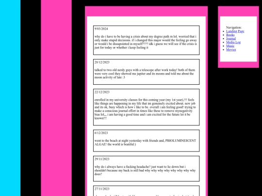 journal screenshot