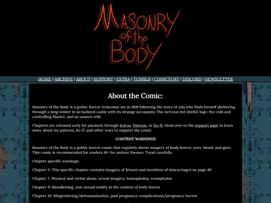 Masonry of the Body/about screenshot