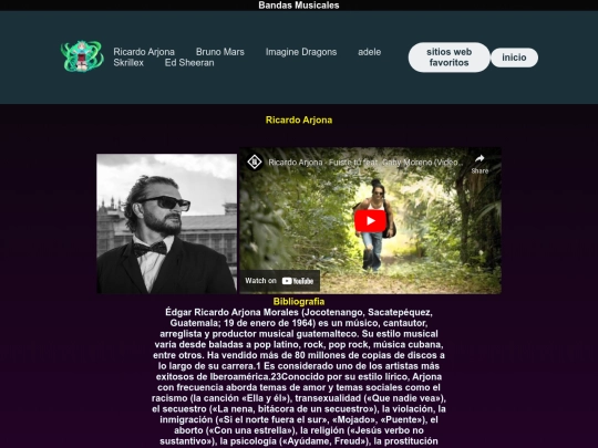 Ricardo Arjona screenshot