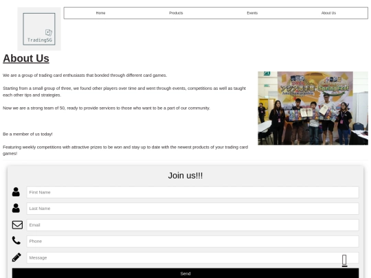 AboutUs screenshot