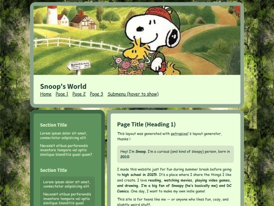 index screenshot