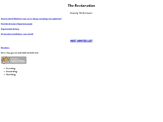 index screenshot